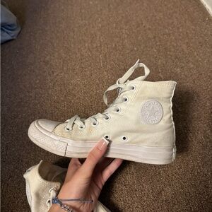 All White Converse Unisex